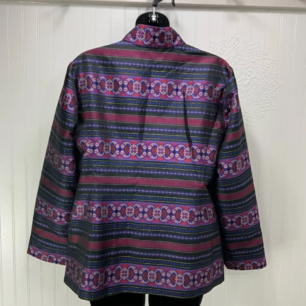 TALBOTS silk kimono jacket